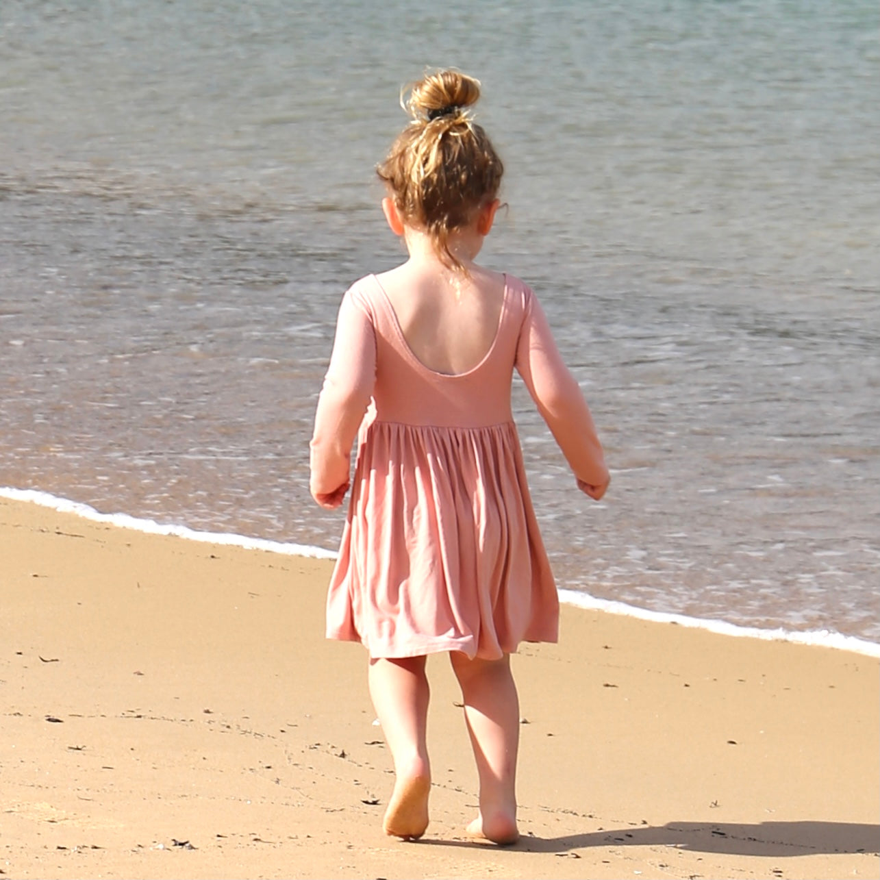 Drop Neck Jersey Dress