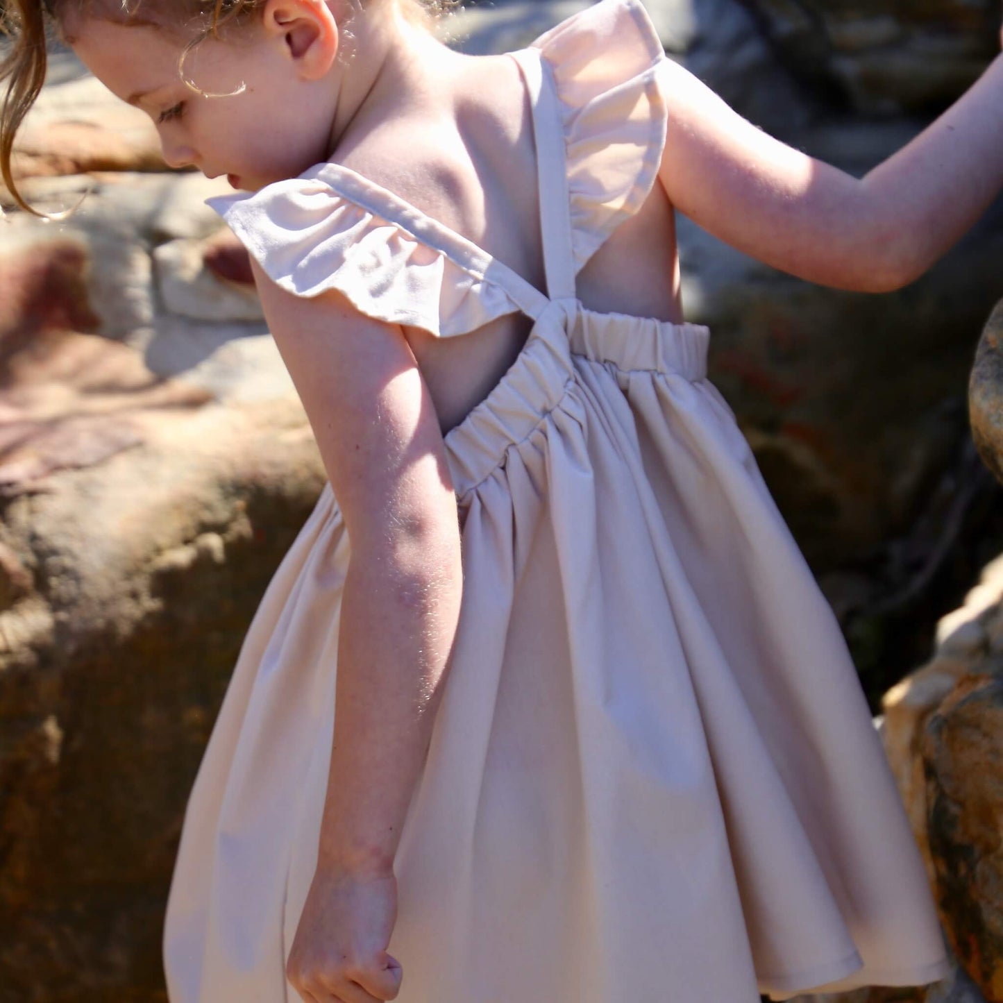 Linen Frill Dress